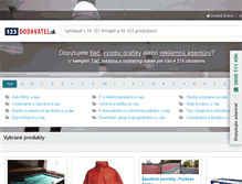 Tablet Screenshot of 123dodavatel.sk